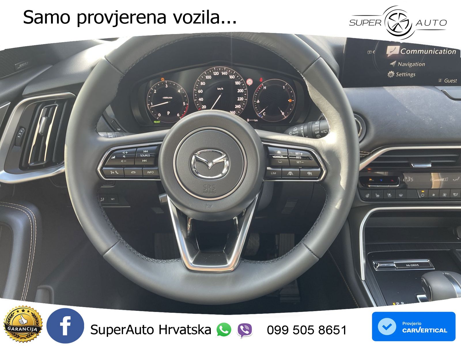 Mazda CX-60 3.3 e-Skyactiv D (254 KS) AWD Automatic LED+GR SJED+ACC