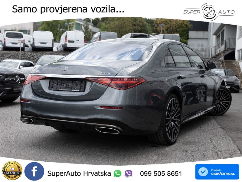 Mercedes S 500 (449 KS) EQ Boost 4MATIC 9G-TRONIC AMG ACC+HEAD+4xGR SJED+360+PANO