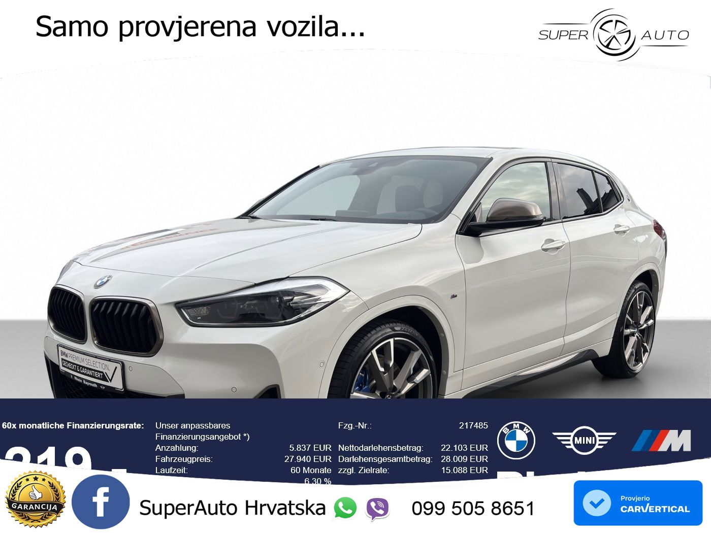 BMW X2 M35i xDrive Steptronic LED+GR SJED+ACC
