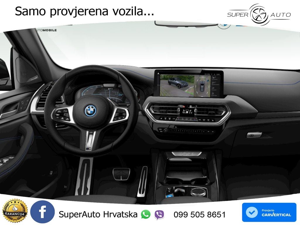 BMW iX3 80 kWh (286 KS) M Sport ACC+HEAD+GR SJED+360+PANO