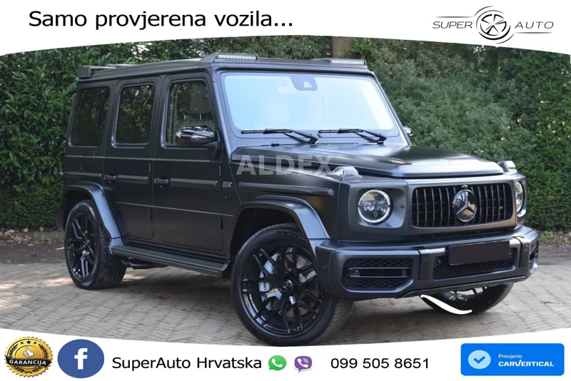 Mercedes AMG G 63 Long V8 (585 KS) 4MATIC 9G-TRONIC AMG SPEEDSHIFT PLUS Brabus ACC+GR SJED+360+PANO