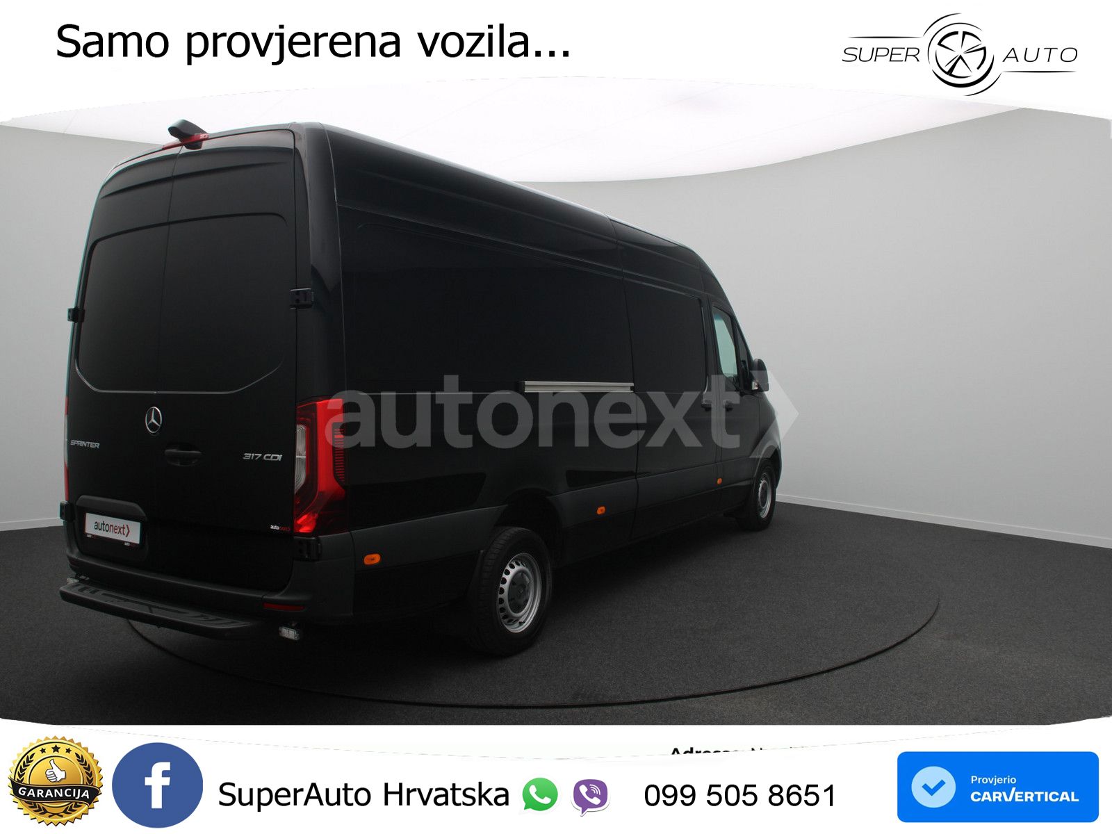 Mercedes-Benz Sprinter 317 Maxi Aut. *Distronic* 360°+LED+NAVI 170 KS
