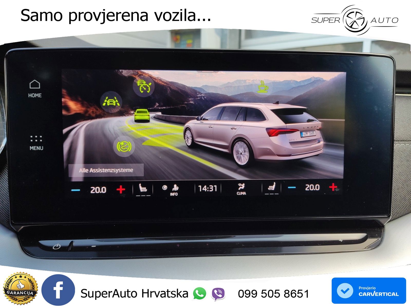 Škoda Octavia Combi 1.5 TSI (150 KS) LED+GR SJED+ACC