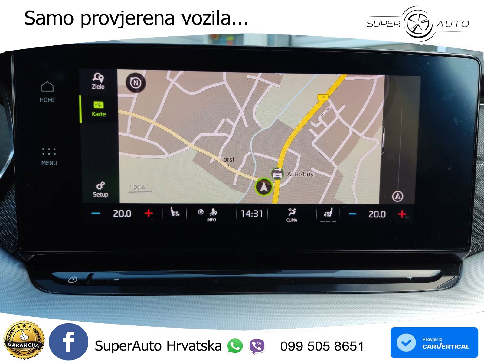 Škoda Octavia Combi 1.5 TSI (150 KS) LED+GR SJED+ACC