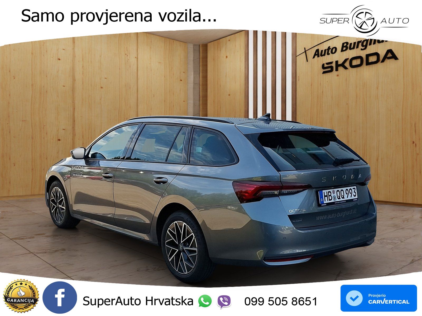 Škoda Octavia Combi 2.0 TDI (150 KS) DSG LED+GR SJED+ACC