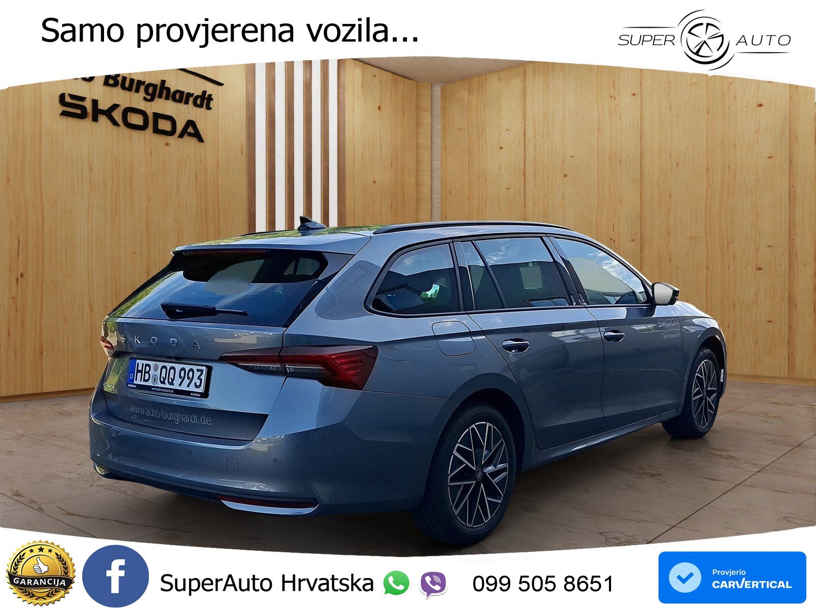 Škoda Octavia Combi 2.0 TDI (150 KS) DSG LED+GR SJED+ACC