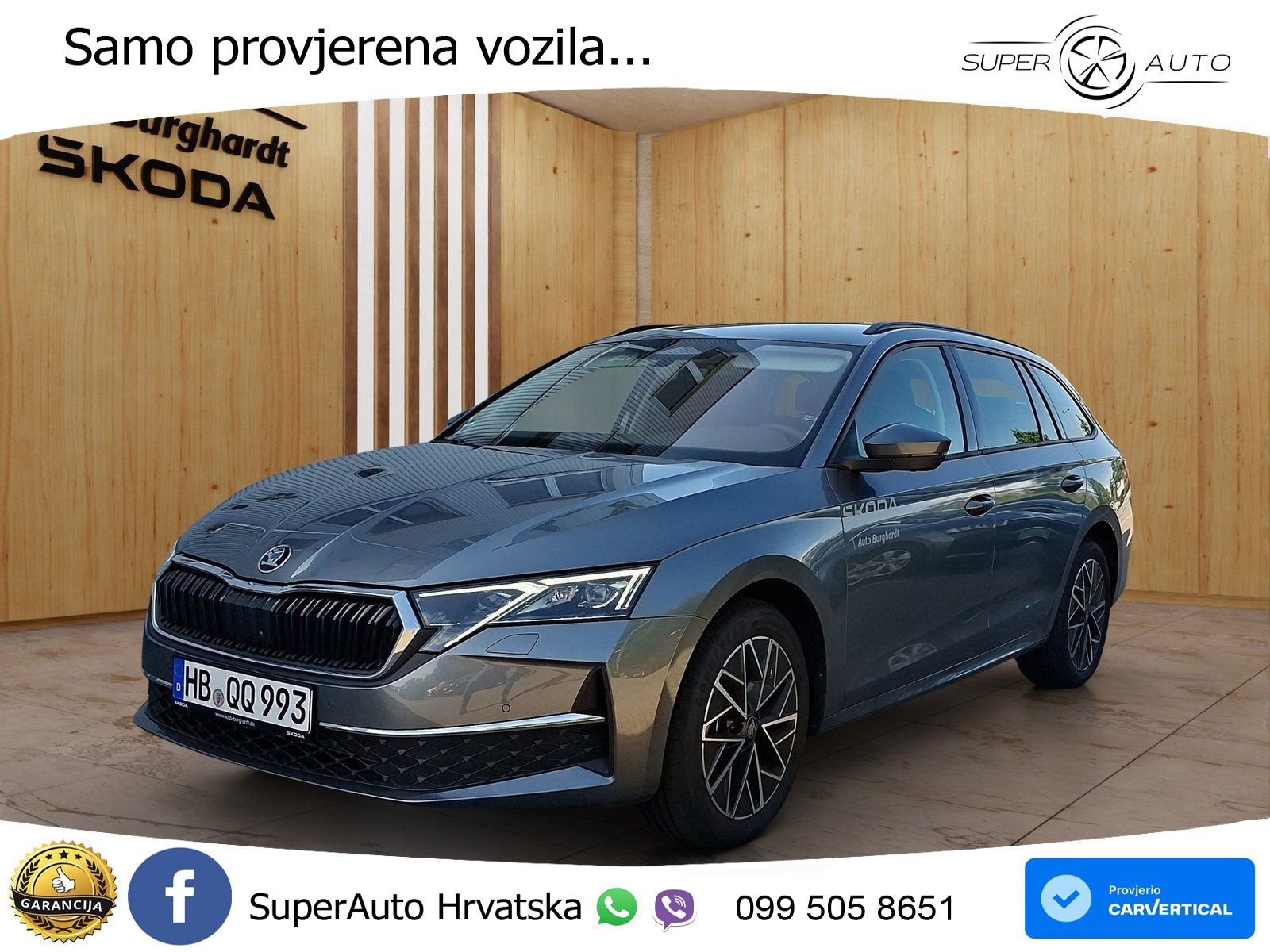 Škoda Octavia Combi 2.0 TDI (150 KS) DSG LED+GR SJED+ACC