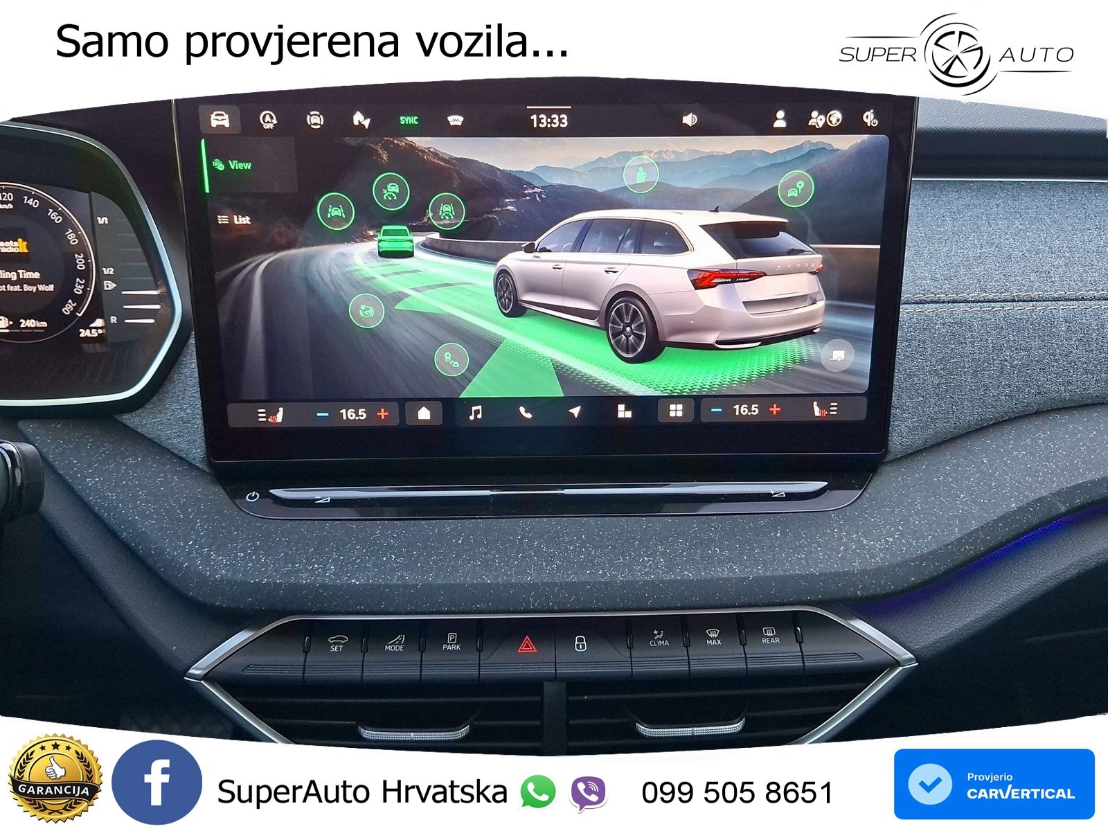 Škoda Octavia Combi 2.0 TDI (150 KS) DSG LED+GR SJED+ACC