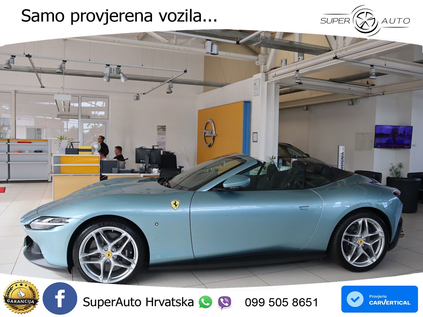 Ferrari Roma Spider 3.9 V8 (620 KS) F1 DCT LED+GR SJED+ACC