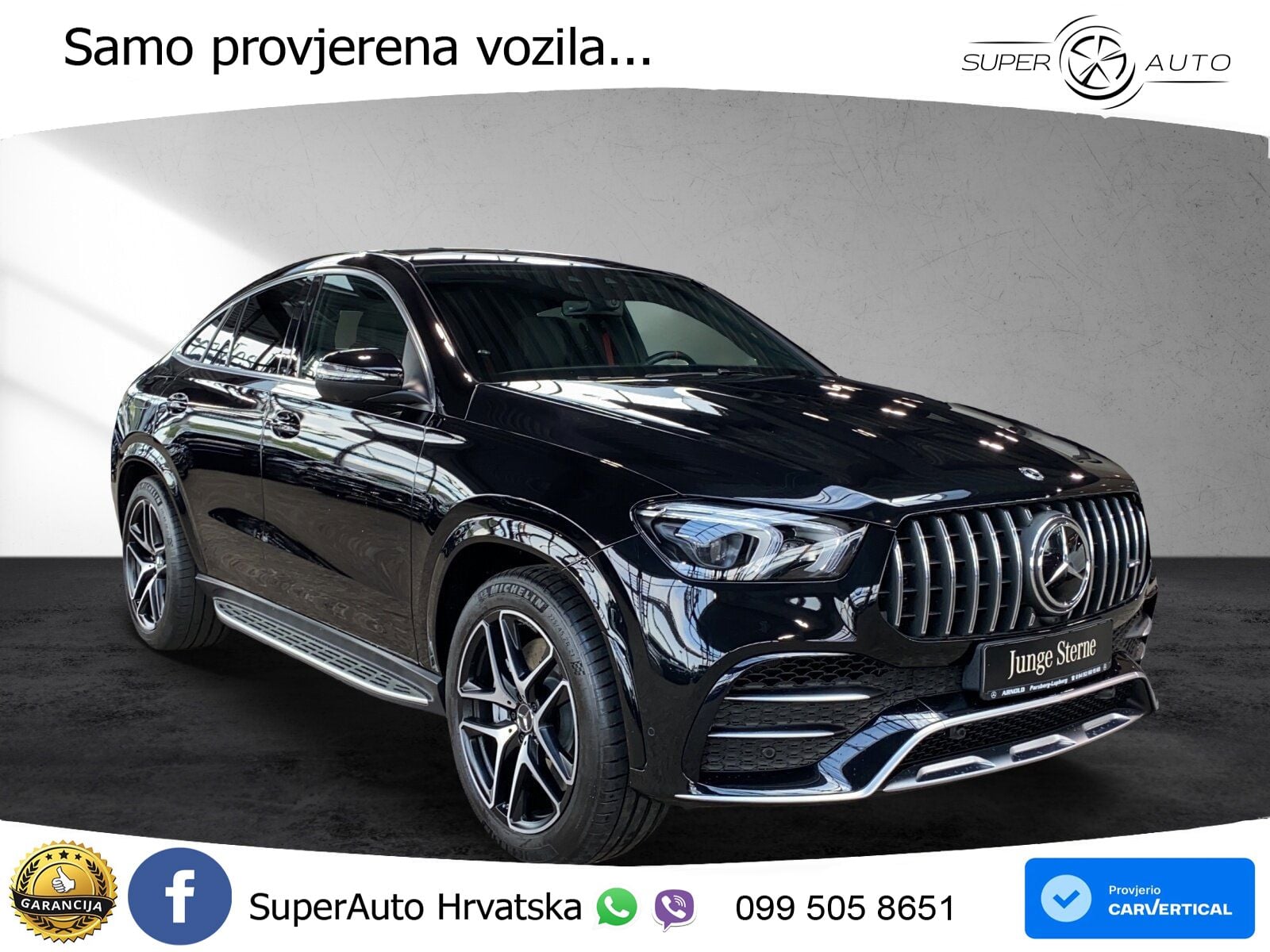 Mercedes AMG GLE Coupe 53 (435 KS) EQ Boost 4MATIC+ AMG SPEEDSHIFT TCT 9G ACC+GR SJED+360+PANO