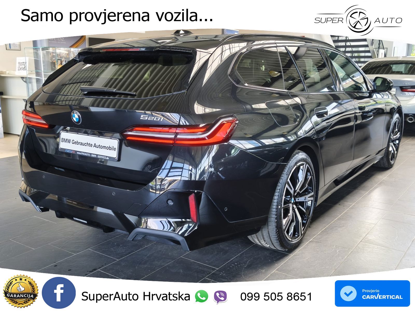 BMW 520i Touring (208 KS) Steptronic M Sport LED+GR SJED+ACC