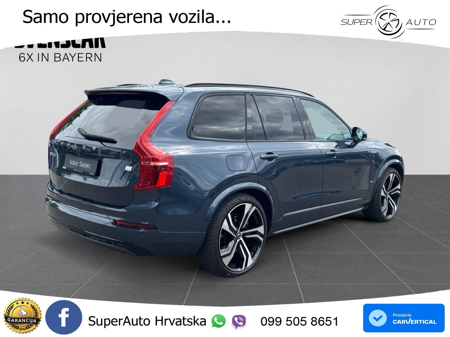 Volvo XC90 2.0 T8 AWD Automatic ZRAČNI+ACC+GR SJED+KAM+PANO
