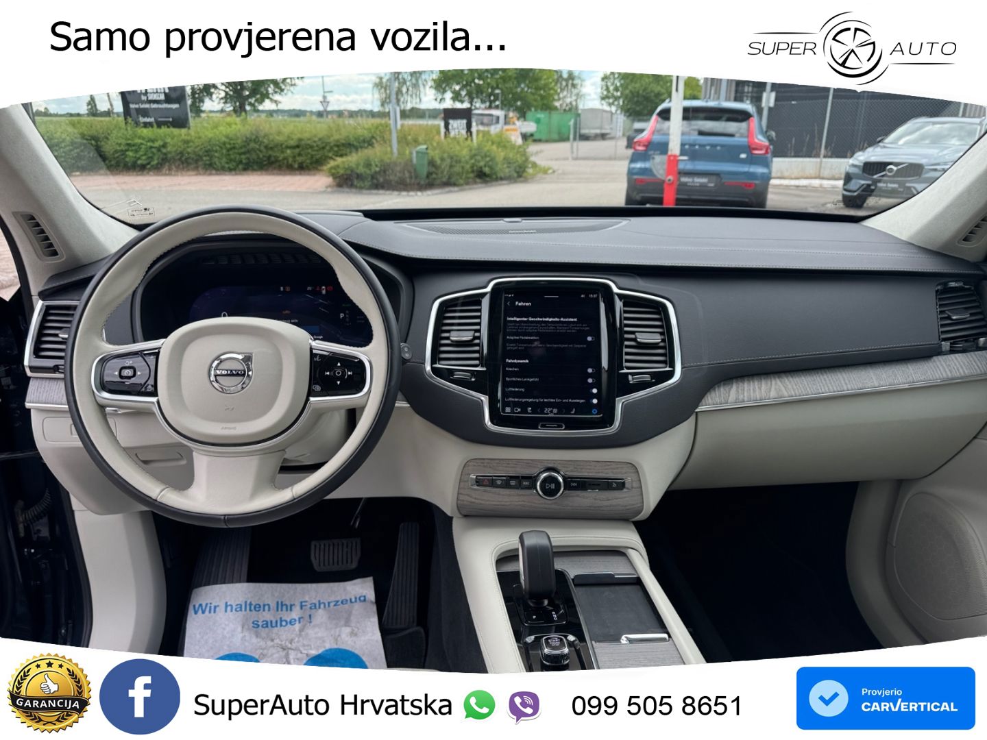 Volvo XC90 2.0 T8 AWD Automatic ZRAČNI+ACC+GR SJED+KAM+PANO