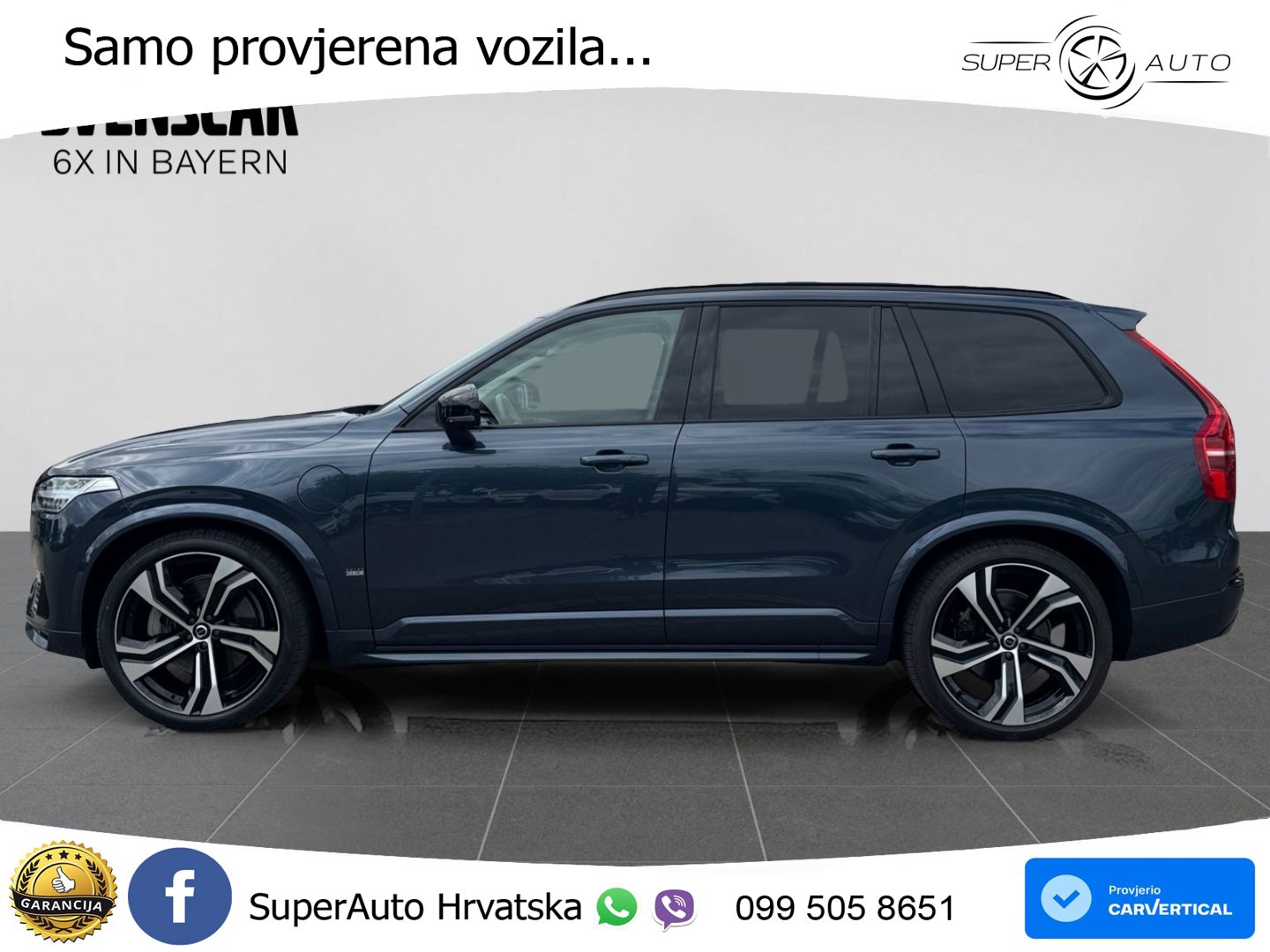 Volvo XC90 2.0 T8 AWD Automatic ZRAČNI+ACC+GR SJED+KAM+PANO