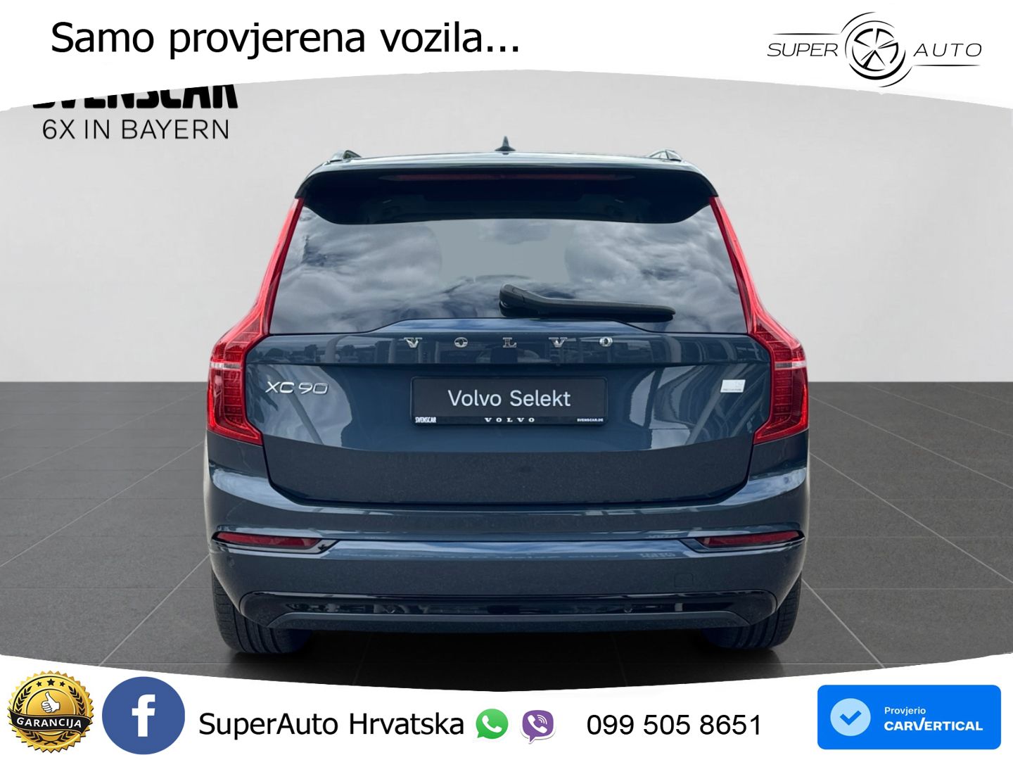 Volvo XC90 2.0 T8 AWD Automatic ZRAČNI+ACC+GR SJED+KAM+PANO
