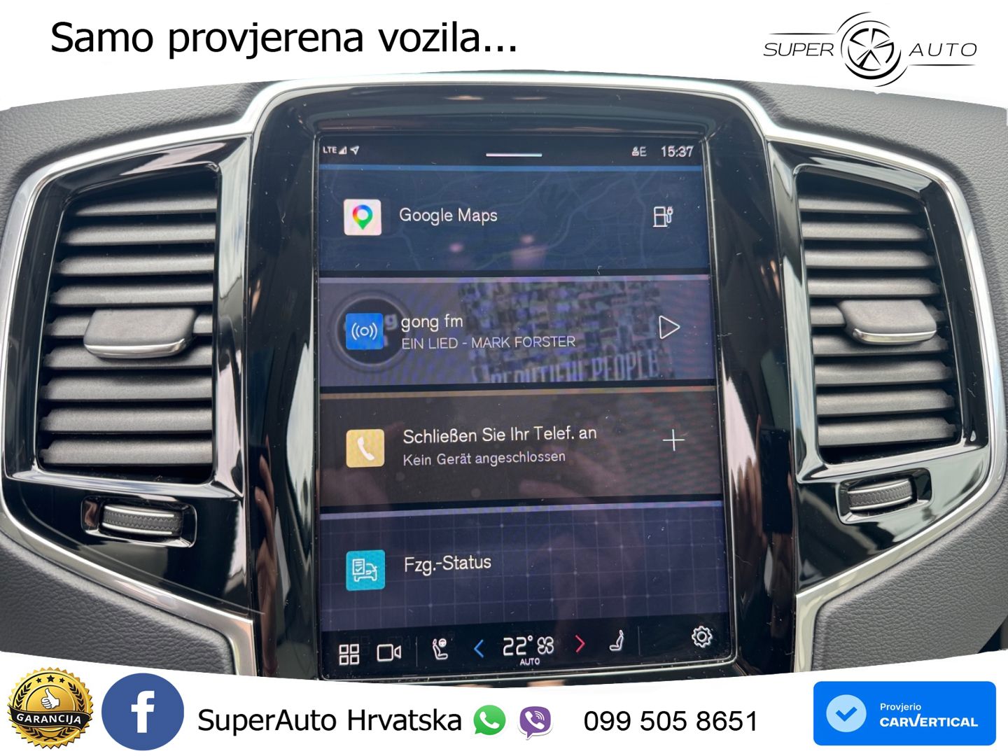 Volvo XC90 2.0 T8 AWD Automatic ZRAČNI+ACC+GR SJED+KAM+PANO