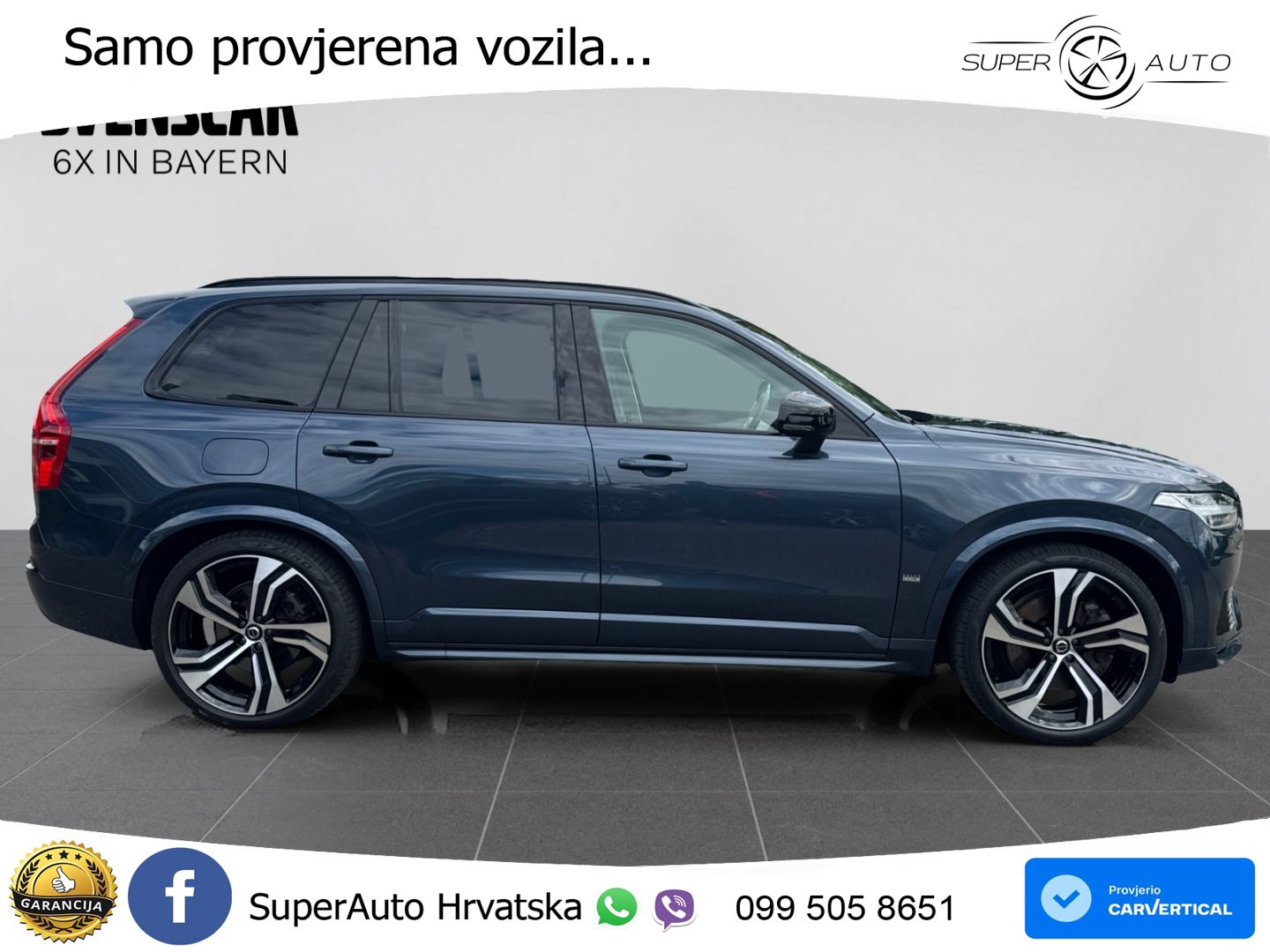 Volvo XC90 2.0 T8 AWD Automatic ZRAČNI+ACC+GR SJED+KAM+PANO