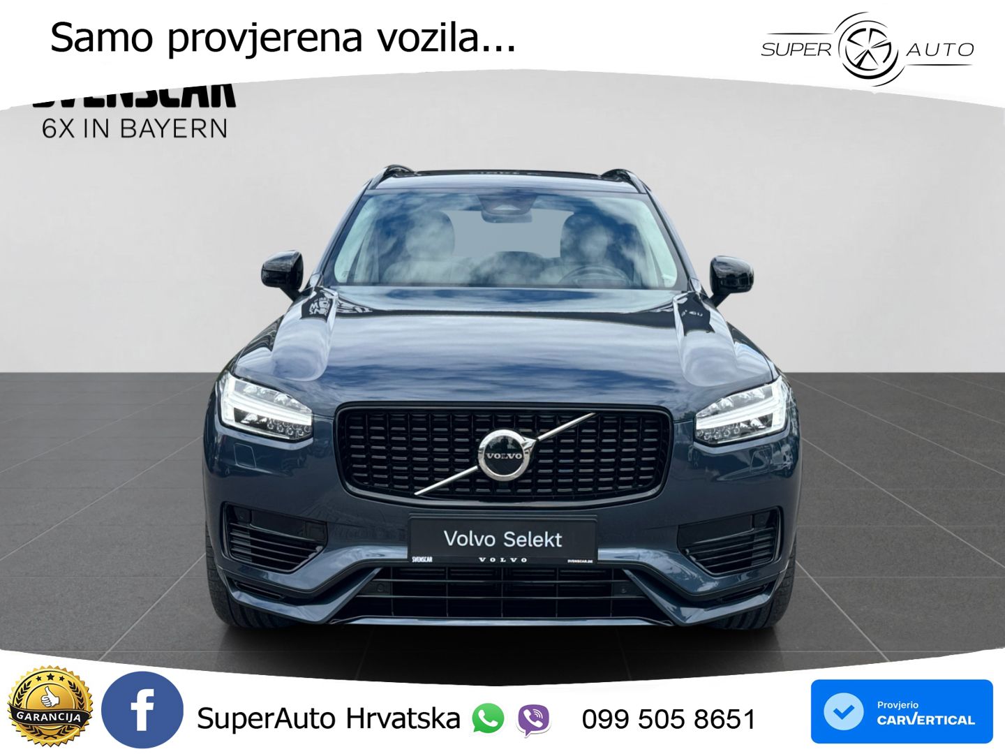 Volvo XC90 2.0 T8 AWD Automatic ZRAČNI+ACC+GR SJED+KAM+PANO