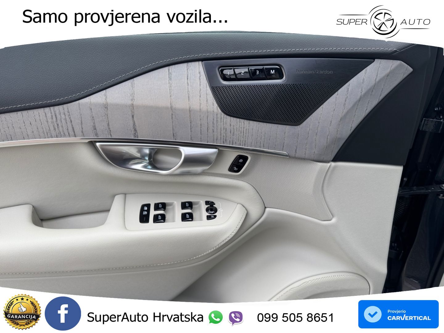 Volvo XC90 2.0 T8 AWD Automatic ZRAČNI+ACC+GR SJED+KAM+PANO