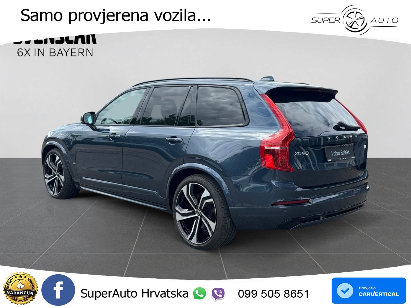 Volvo XC90 2.0 T8 AWD Automatic ZRAČNI+ACC+GR SJED+KAM+PANO