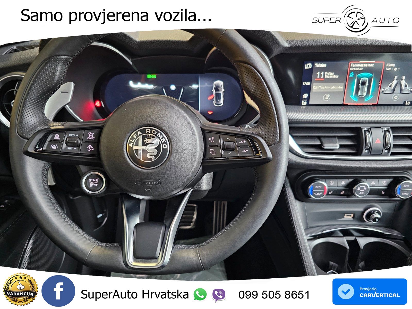 Alfa Romeo Stelvio 2.2 MultiJet II (210 KS) Q4 Automatic LED+GR SJED+ACC