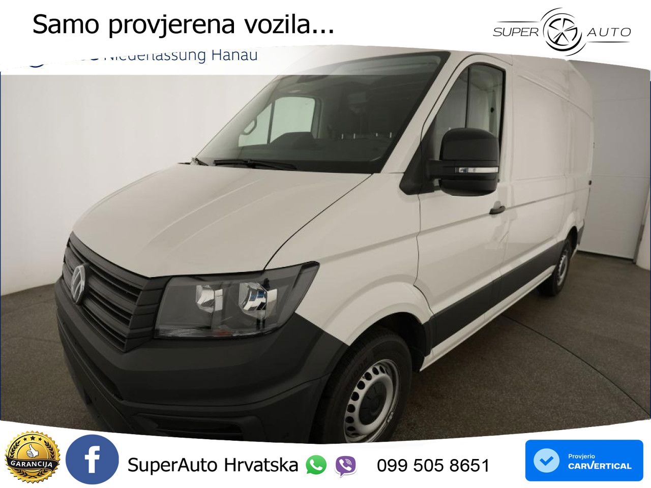 Volkswagen Crafter Kasten MR Navi Vorb. AHK Kamera Klima ZV 140 KS