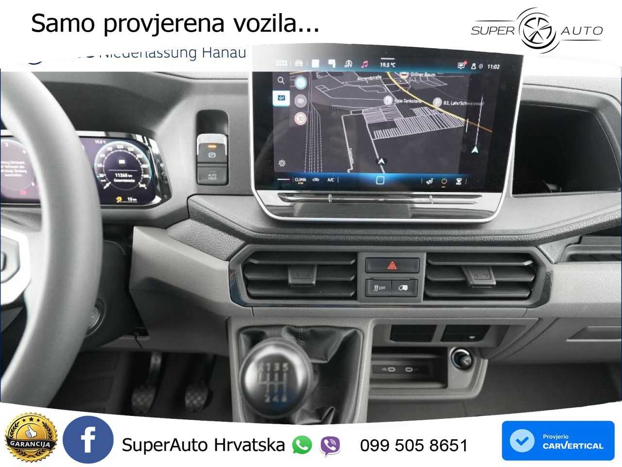 Volkswagen Crafter Kasten MR Navi Vorb. AHK Kamera Klima ZV 140 KS