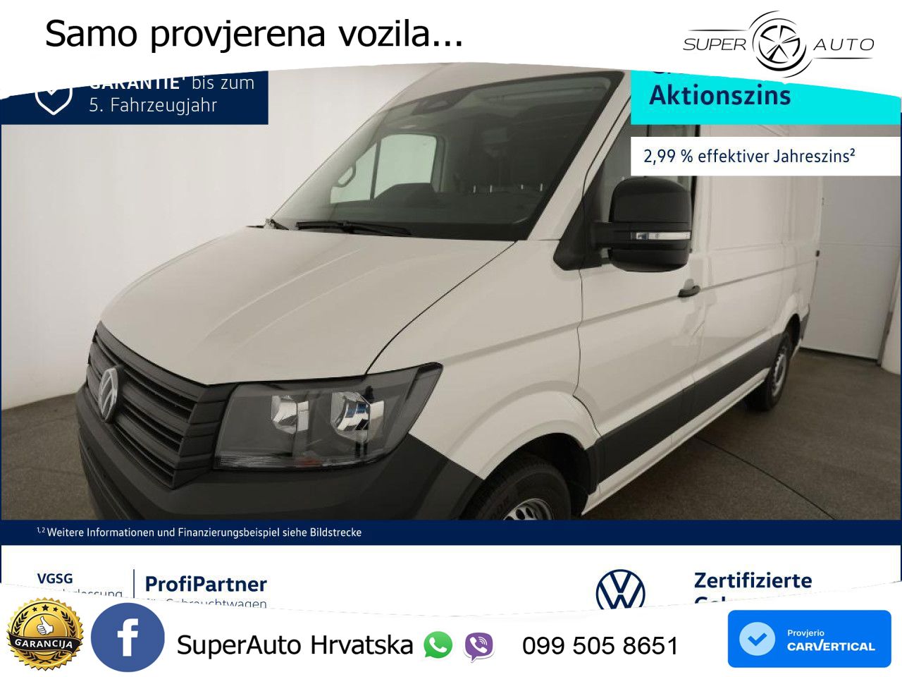 Volkswagen Crafter Kasten MR Navi Vorb. AHK Kamera Klima ZV 140 KS