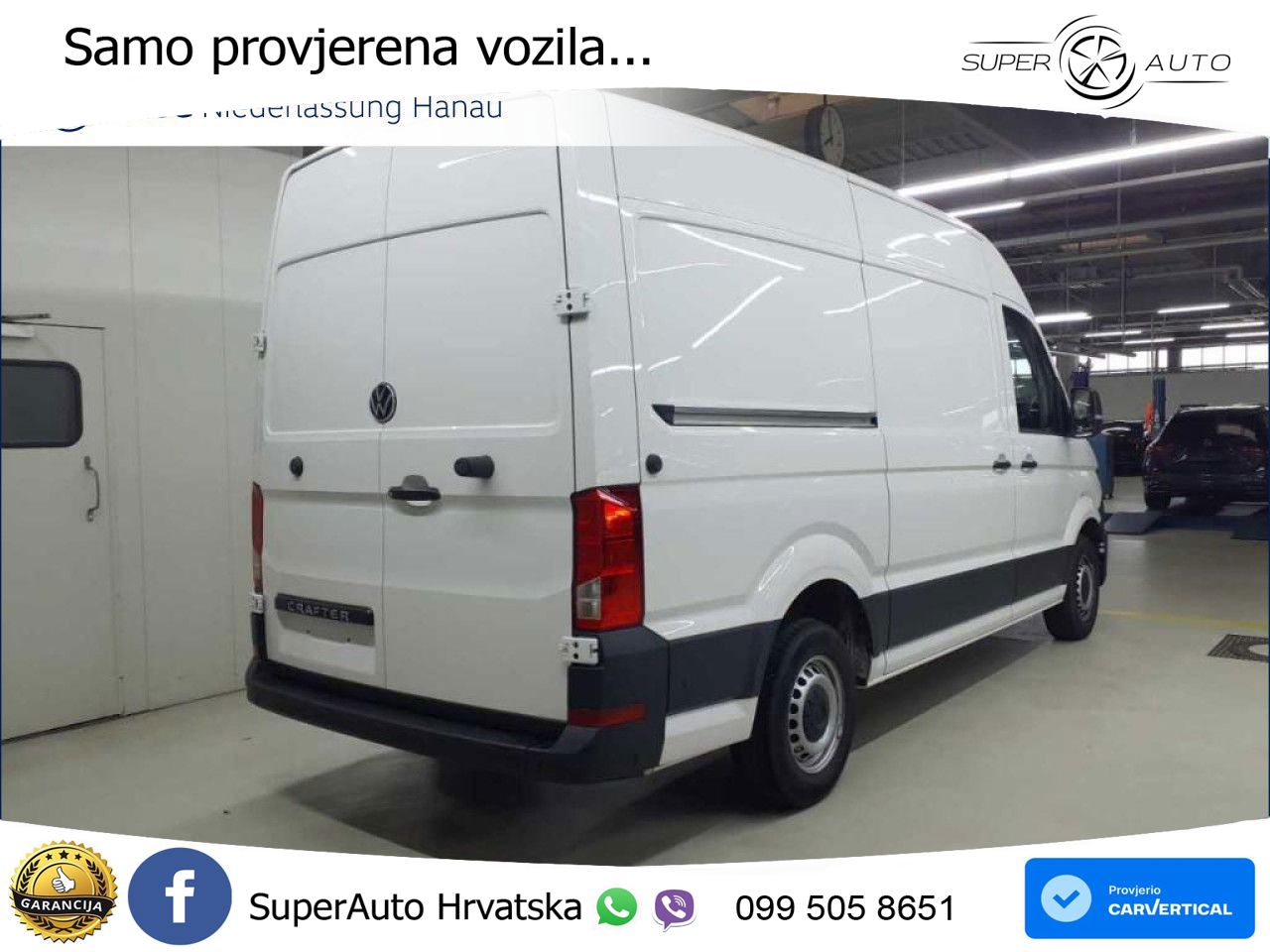 Volkswagen Crafter Kasten MR Navi Vorb. AHK Kamera Klima ZV 140 KS