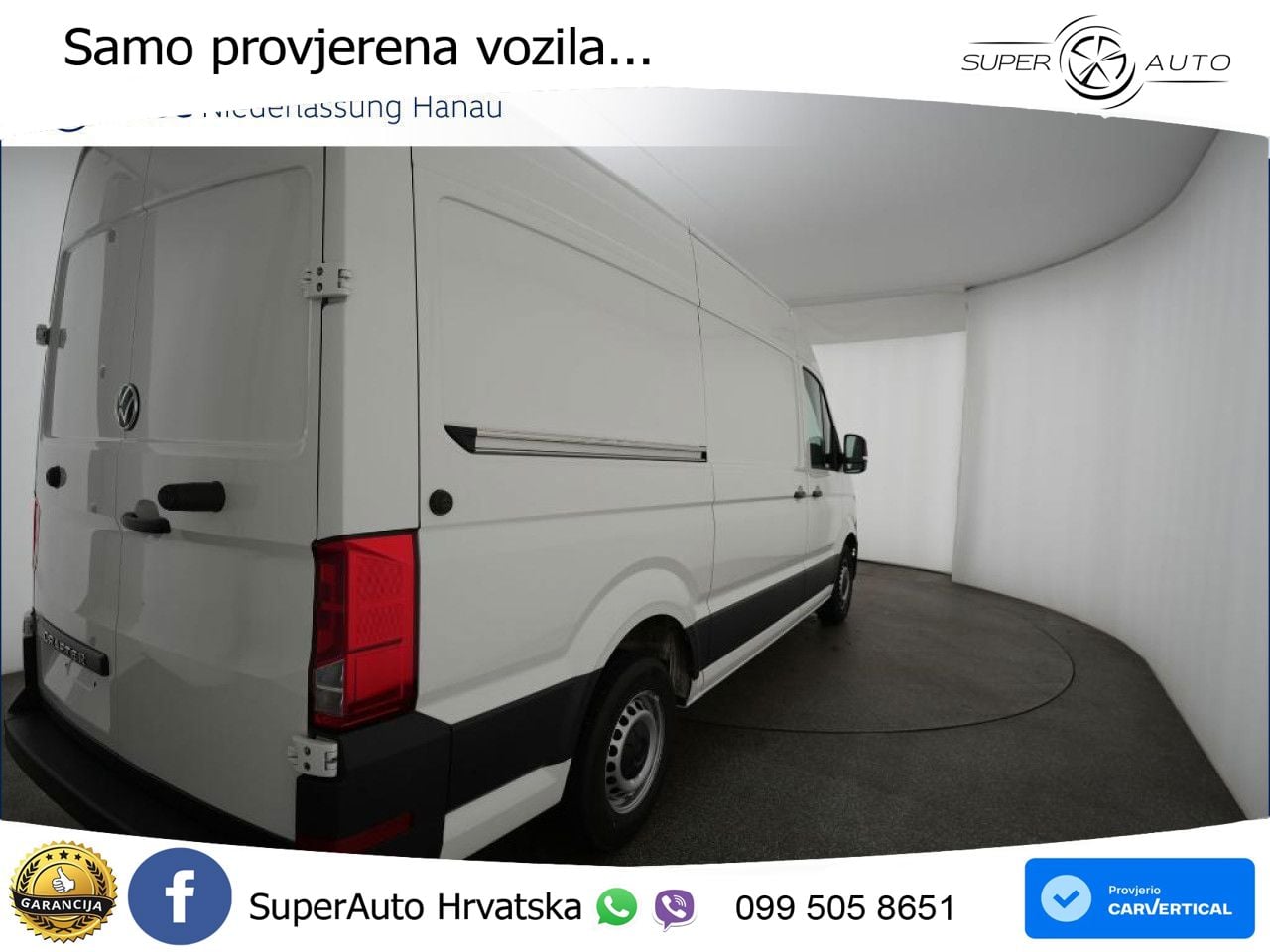 Volkswagen Crafter Kasten MR Navi Vorb. AHK Kamera Klima ZV 140 KS