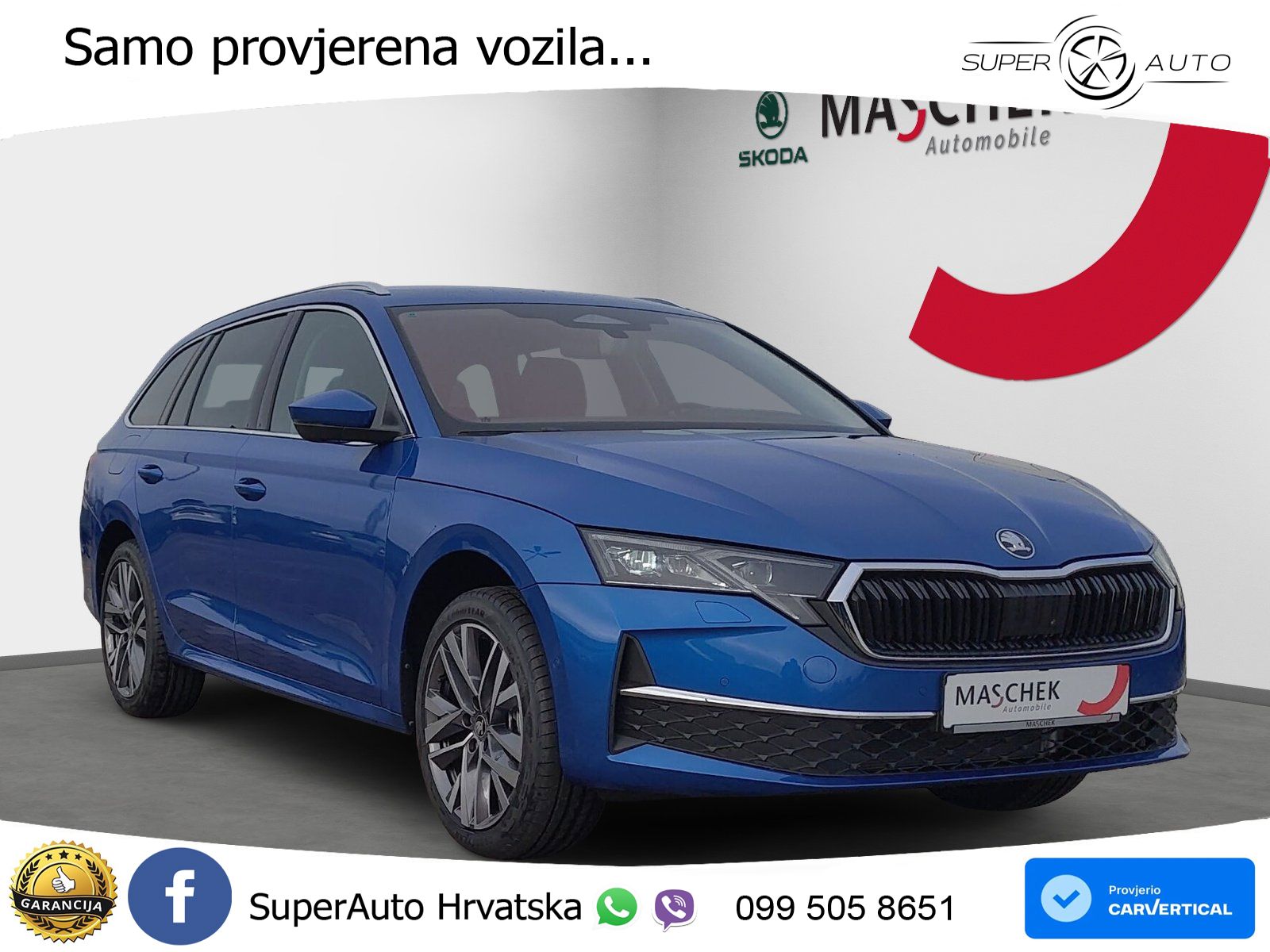Škoda Octavia Combi 1.5 TSI (150 KS) DSG LED+GR SJED+ACC
