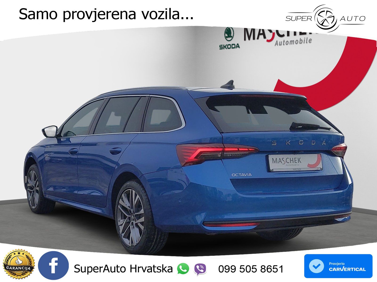 Škoda Octavia Combi 1.5 TSI (150 KS) DSG LED+GR SJED+ACC