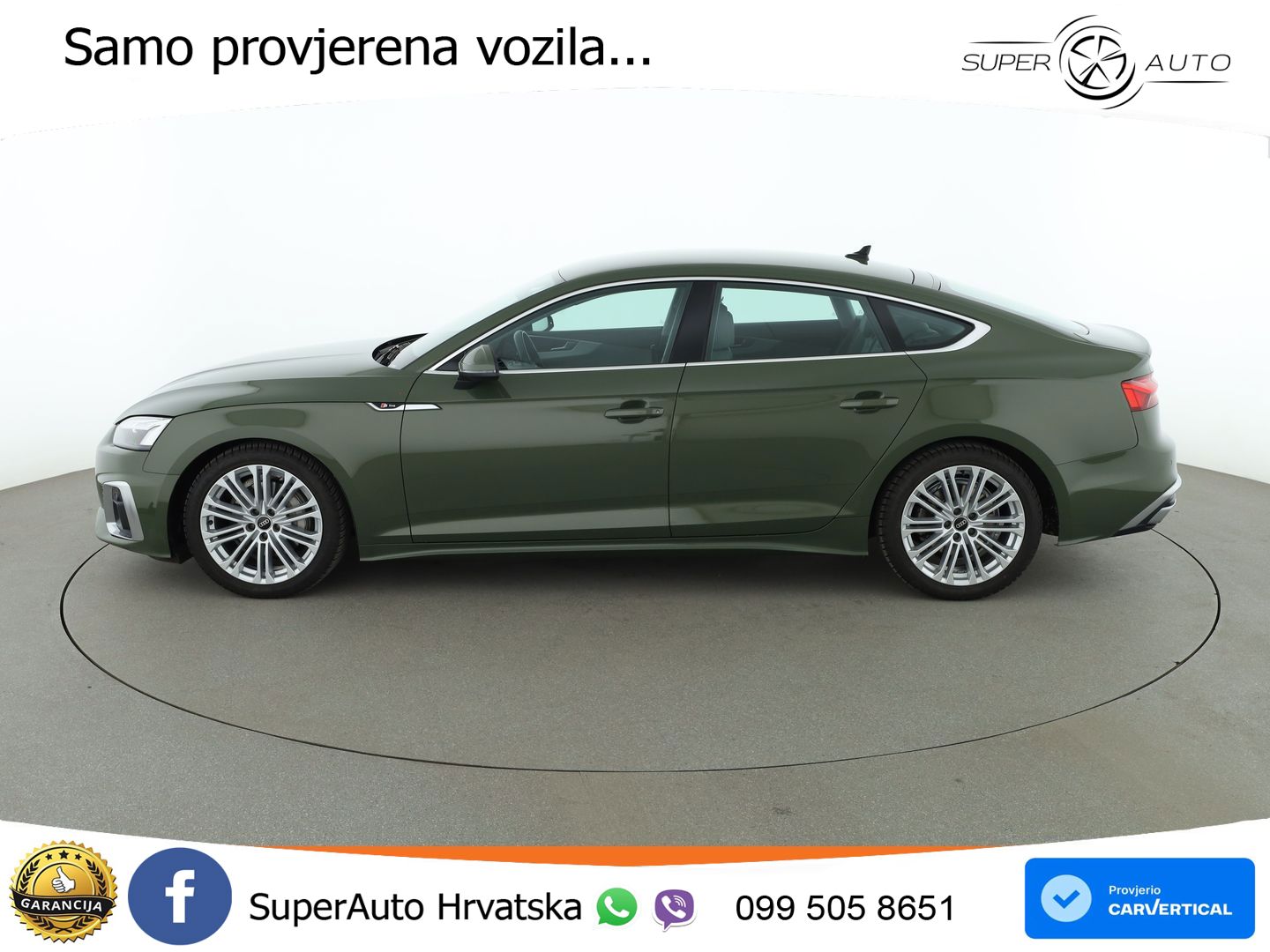 Audi A5 Sportback  40 TFSI (204 KS) quattro S tronic S line LED+GR SJED+ACC