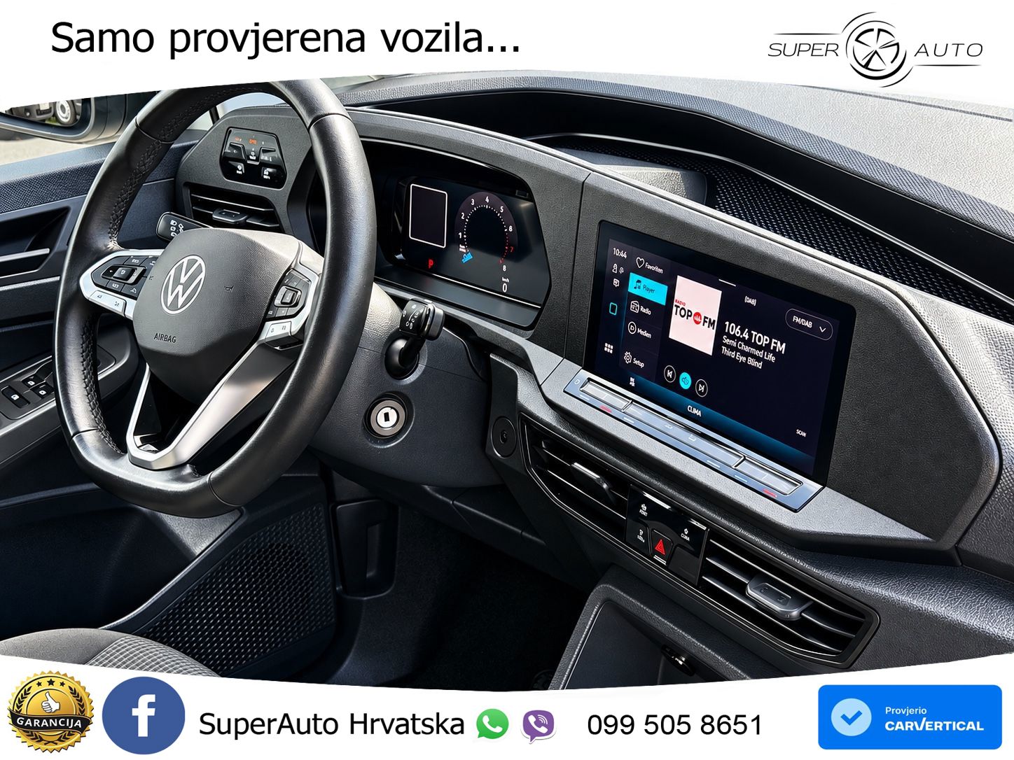 Volkswagen Caddy Cargo DSG KLIMA NAVI ACC STDHZ 1HAND SHZ 116 KS