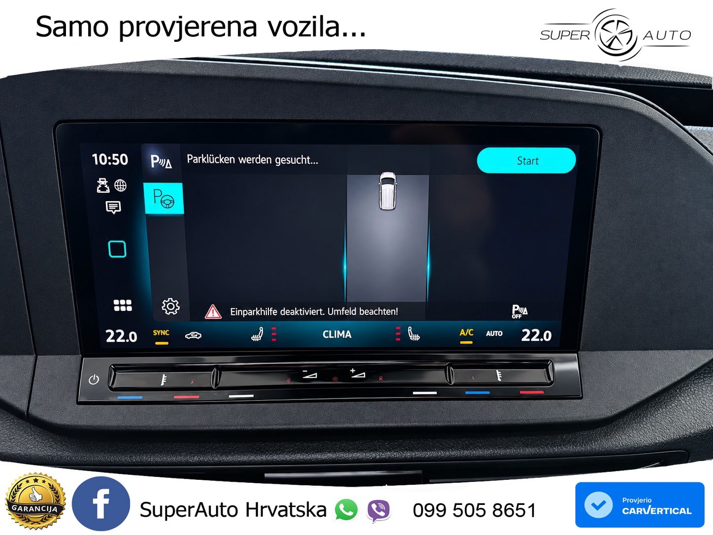 Volkswagen Caddy Cargo DSG KLIMA NAVI ACC STDHZ 1HAND SHZ 116 KS