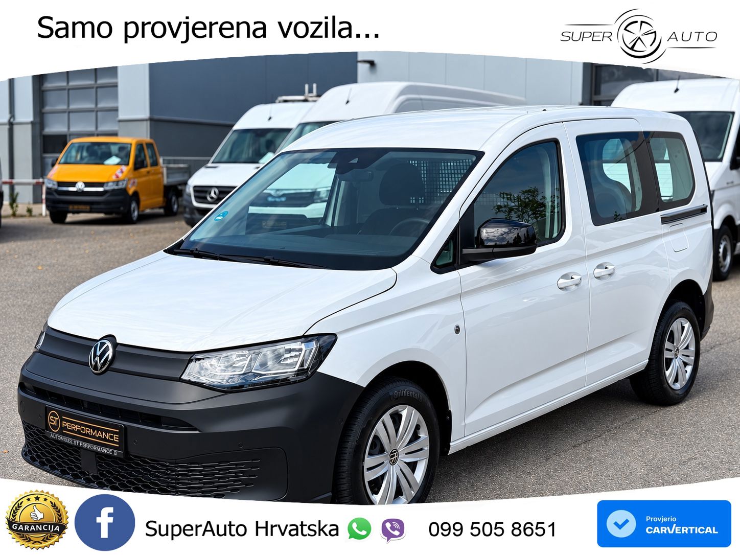 Volkswagen Caddy Cargo DSG KLIMA NAVI ACC STDHZ 1HAND SHZ 116 KS
