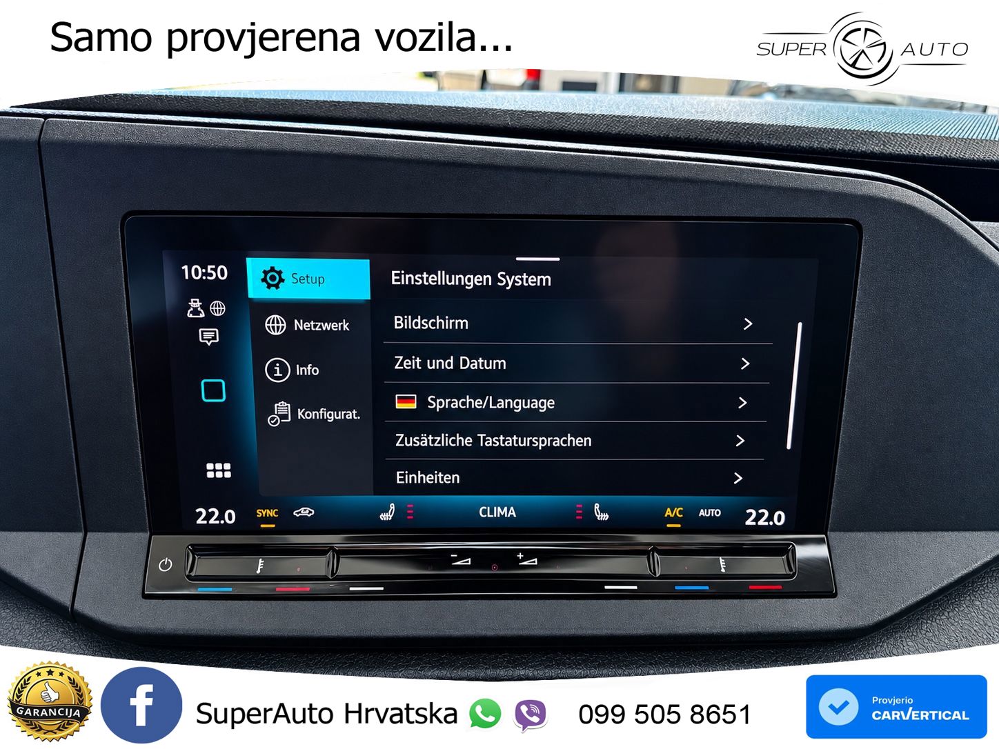 Volkswagen Caddy Cargo DSG KLIMA NAVI ACC STDHZ 1HAND SHZ 116 KS