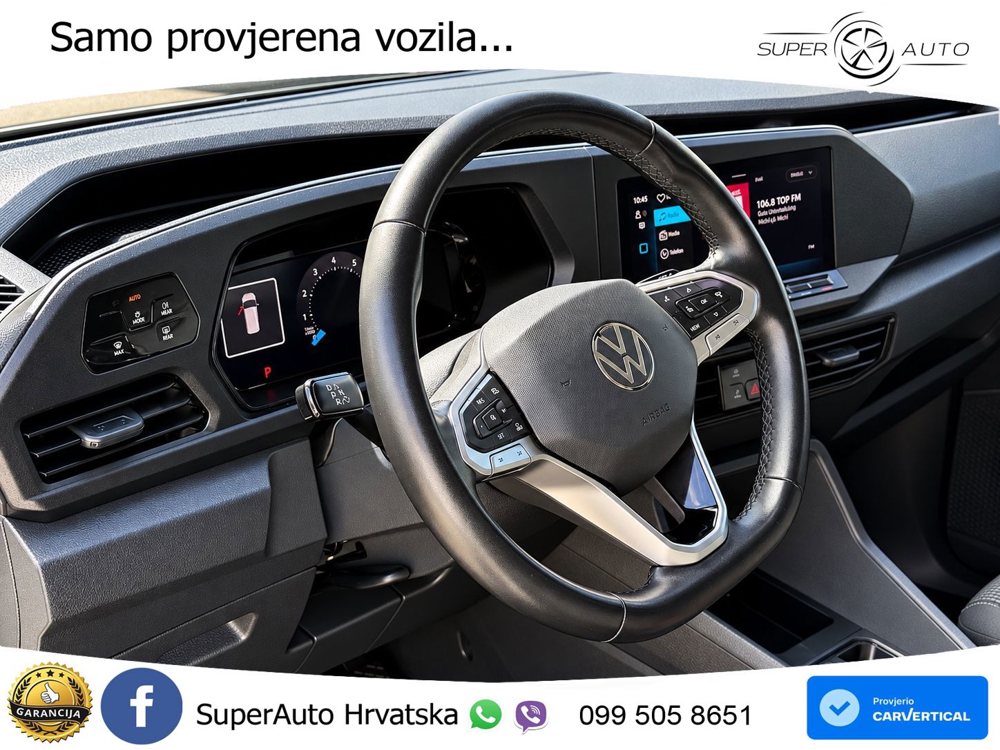 Volkswagen Caddy Cargo DSG KLIMA NAVI ACC STDHZ 1HAND SHZ 116 KS