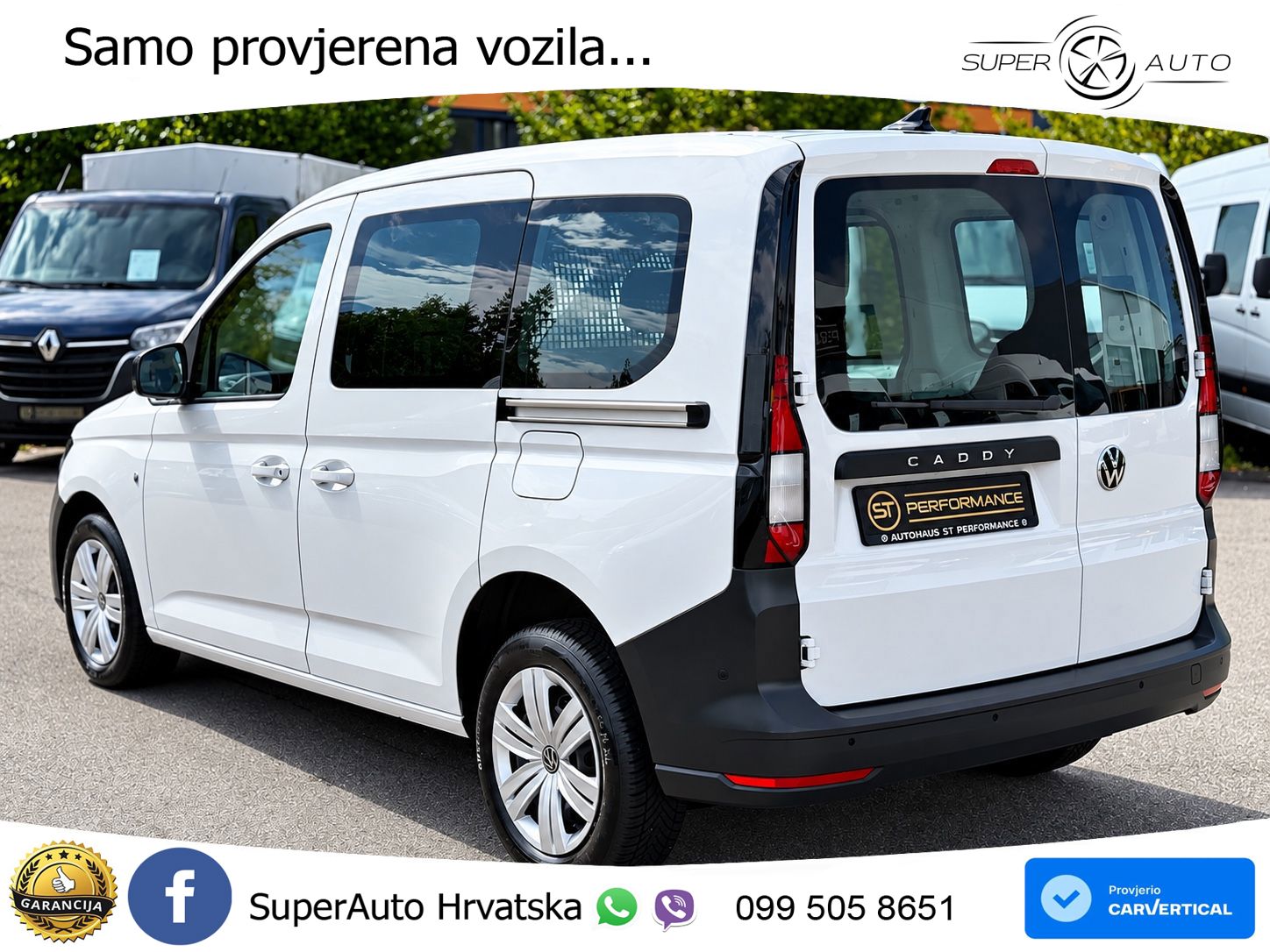 Volkswagen Caddy Cargo DSG KLIMA NAVI ACC STDHZ 1HAND SHZ 116 KS