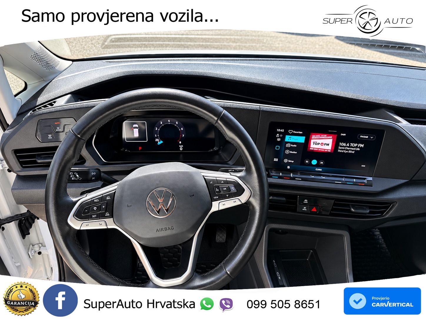 Volkswagen Caddy Cargo DSG KLIMA NAVI ACC STDHZ 1HAND SHZ 116 KS