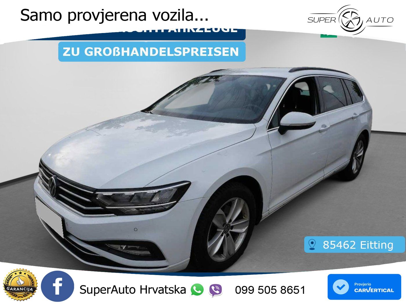 Volkswagen Passat Variant 2.0 TSI (190 KS) DSG Business LED+GR SJED+ACC
