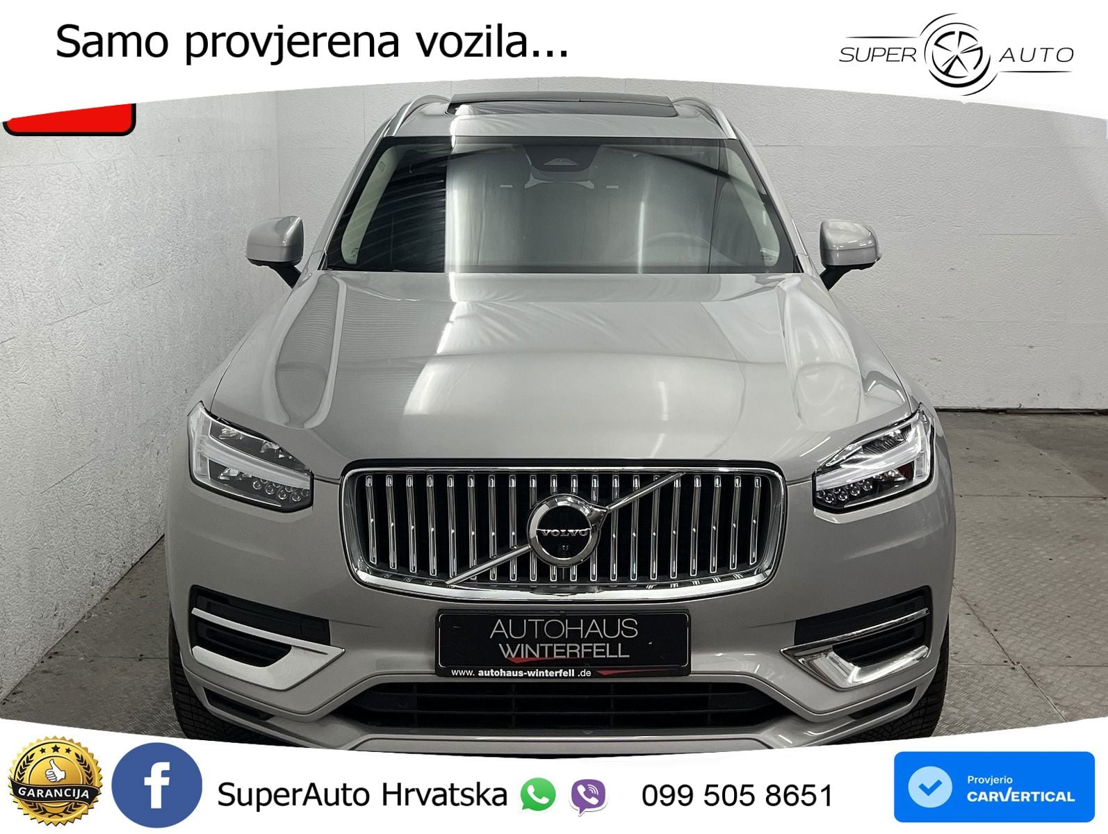 Volvo XC90 2.0 B5 Diesel AWD Automatic ACC+GR SJED+360+PANO