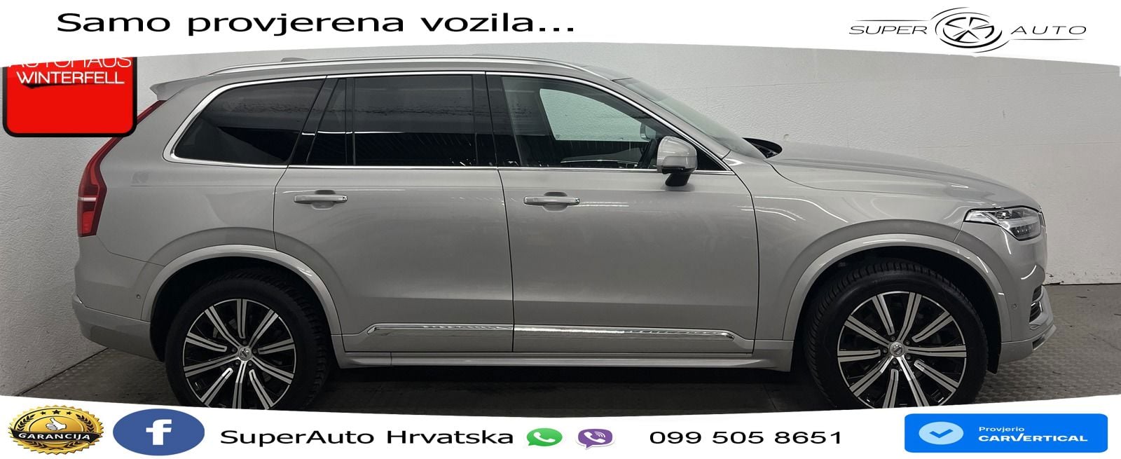 Volvo XC90 2.0 B5 Diesel AWD Automatic ACC+GR SJED+360+PANO