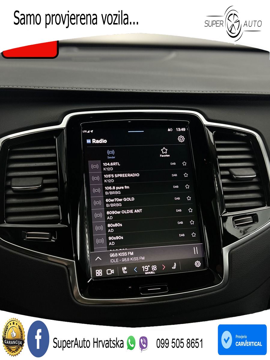 Volvo XC90 2.0 B5 Diesel AWD Automatic ACC+GR SJED+360+PANO
