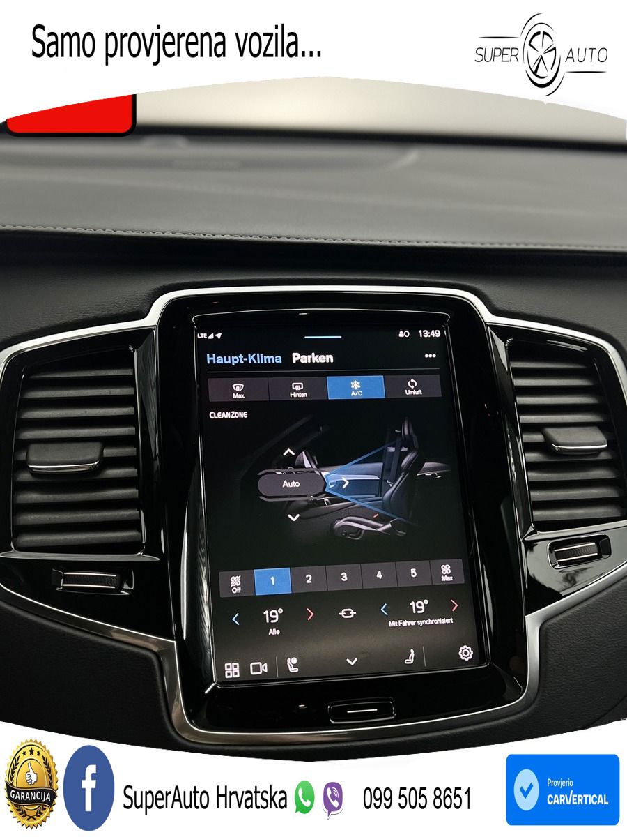 Volvo XC90 2.0 B5 Diesel AWD Automatic ACC+GR SJED+360+PANO