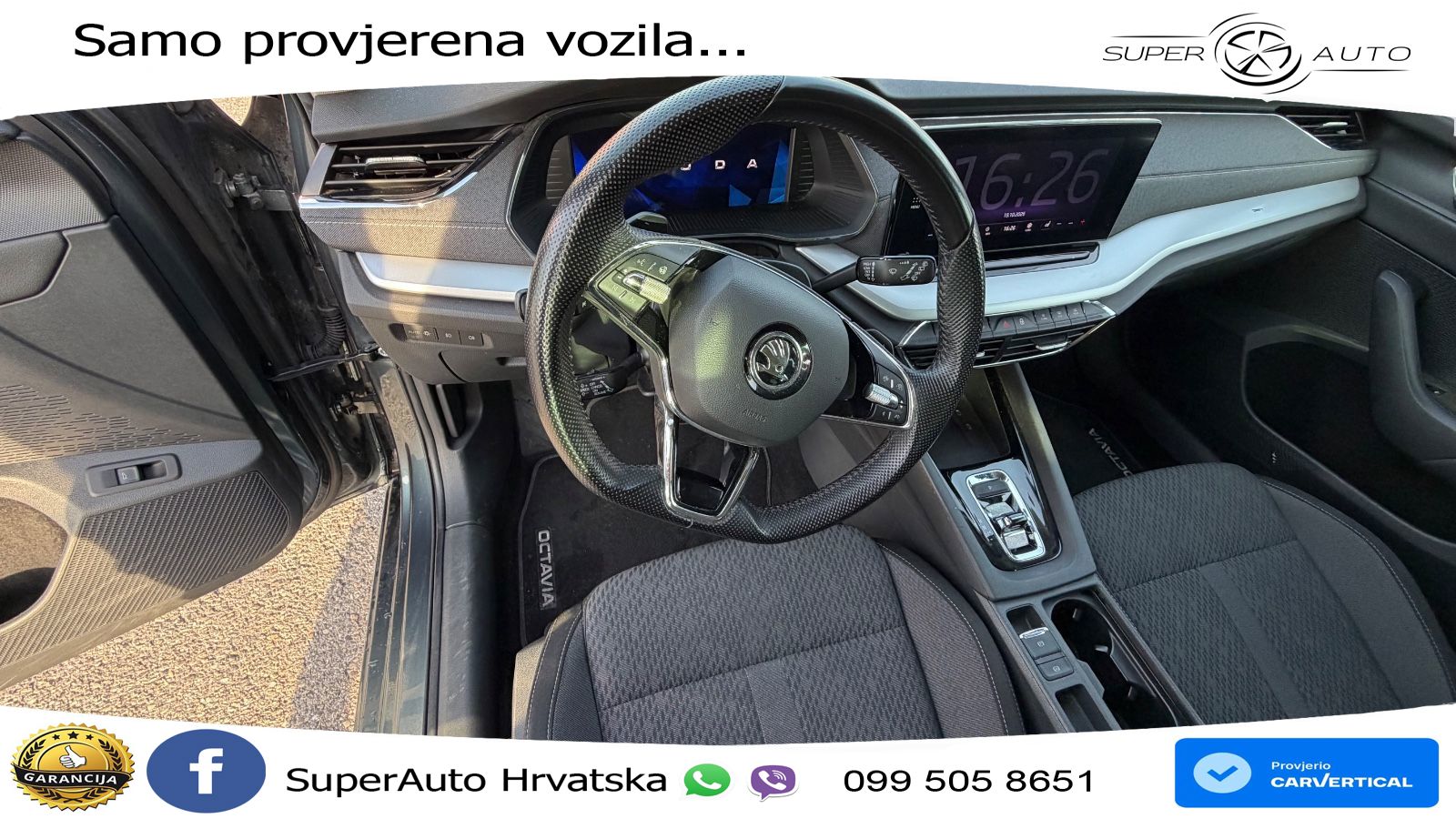 Škoda Octavia Combi 2.0 TDI (150 KS) DSG LED+GR SJED+ACC