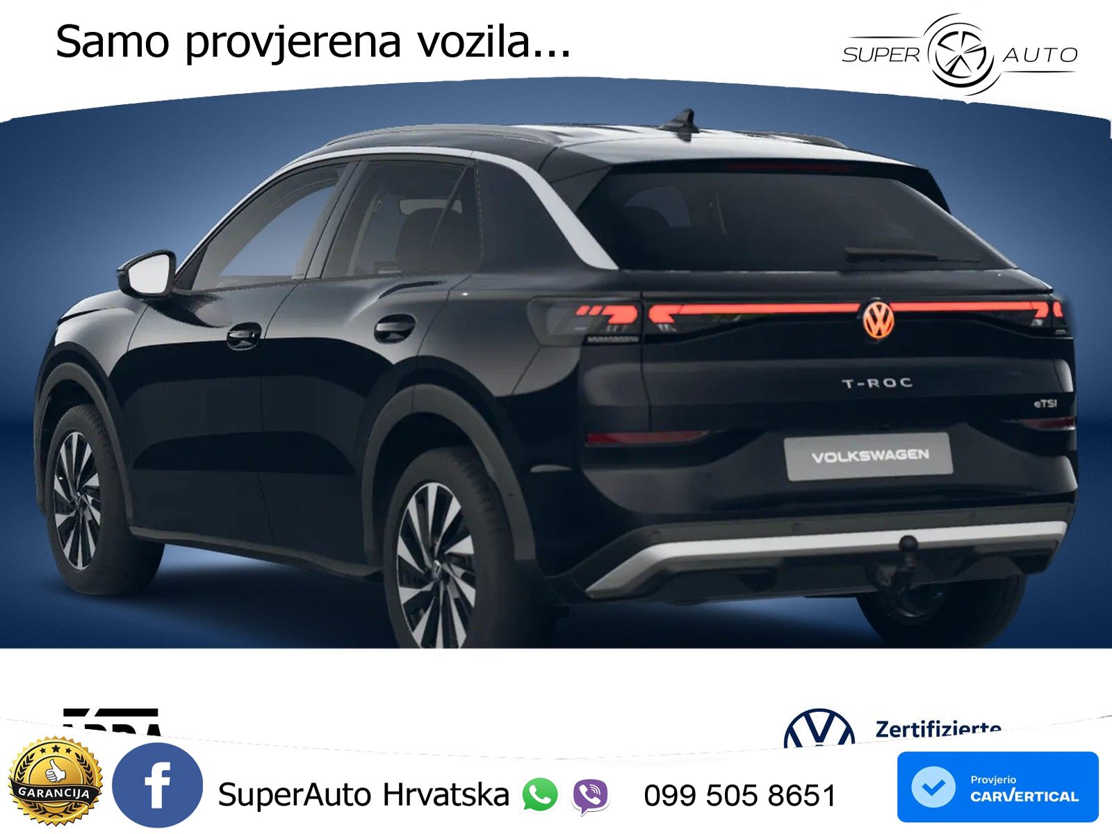 Volkswagen T-Roc 1.5 eTSI (150 KS)  DSG MATRIX+GR SJED+KAM