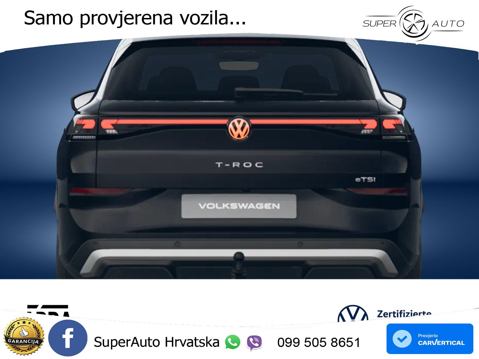 Volkswagen T-Roc 1.5 eTSI (150 KS)  DSG MATRIX+GR SJED+KAM