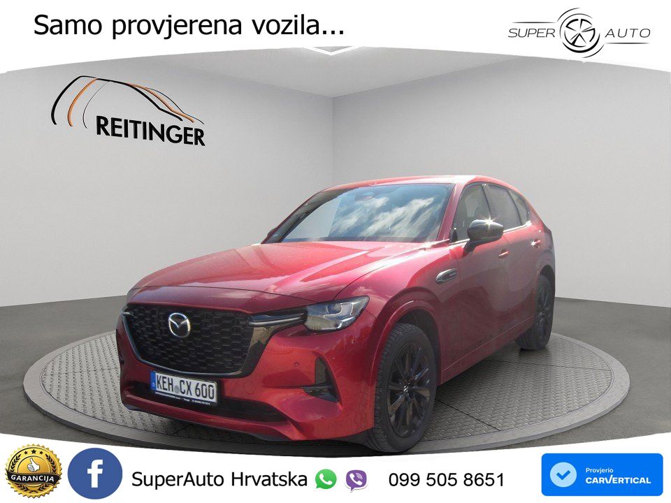 Mazda CX-60 3.3 e-Skyactiv D (254 KS) AWD Automatic MATRIX+GR SJED+KAM