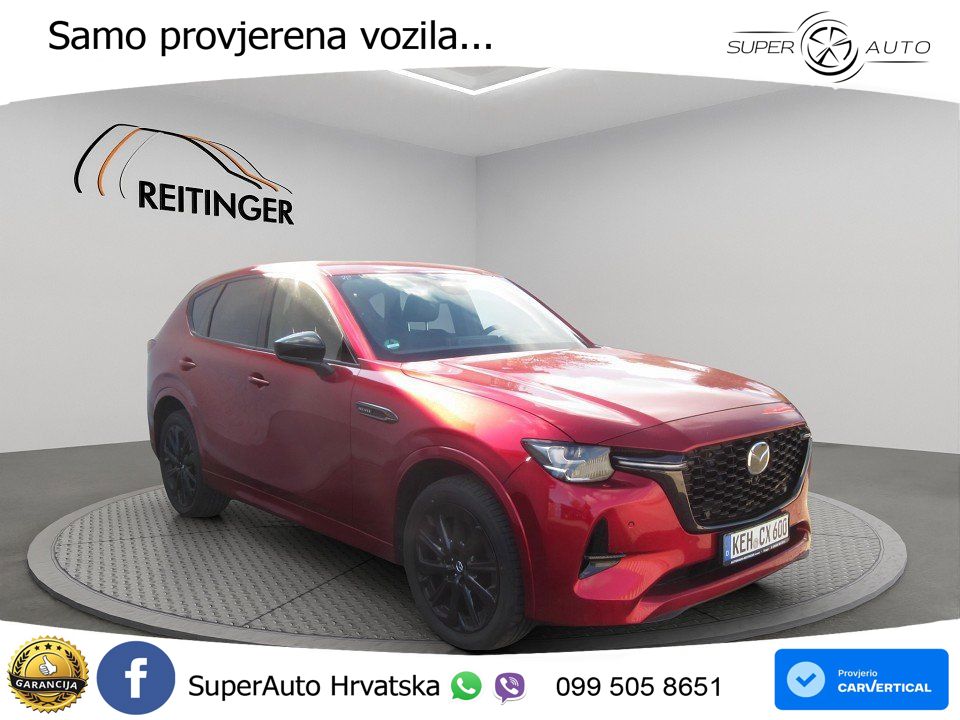 Mazda CX-60 3.3 e-Skyactiv D (254 KS) AWD Automatic MATRIX+GR SJED+KAM